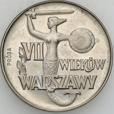 PRL PRÓBA 10 złotych, 1965, chuda syrenka