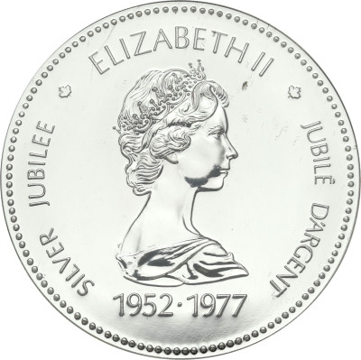 Kanada 1 dolar 1977 koronacja Elżbiety II SREBRO