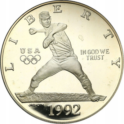 USA 1 dolar 1992 Igrzyska w Barcelonie – SREBRO