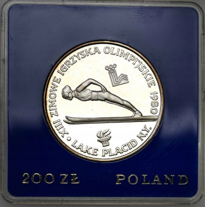 Polska 200 złotych 1980 Lake Placid 1980