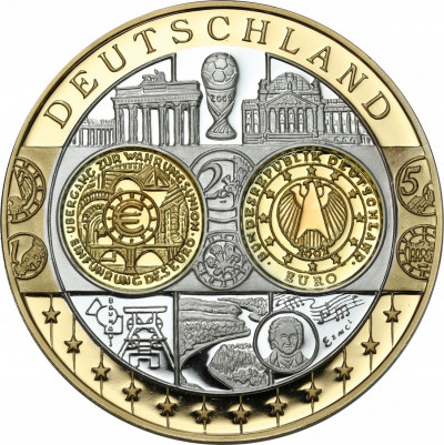 Medal - waluta Euro - SREBRO - Niemcy
