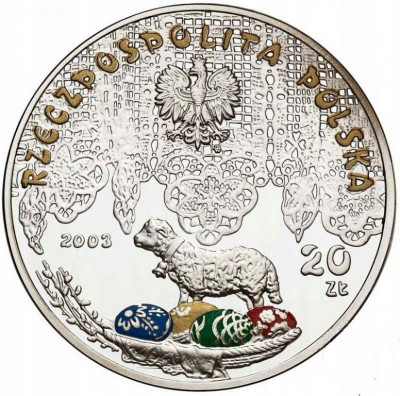 Polska III RP 20 złotych 2003 Śmigus Dyngus