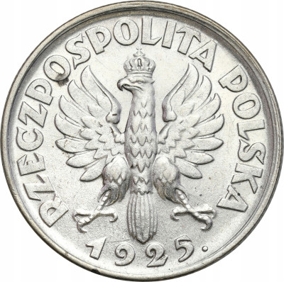 II RP. 1 złoty 1925, Londyn - PIĘKNE