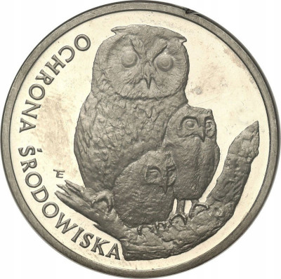 500 złotych 1986 Sowa z młodymi