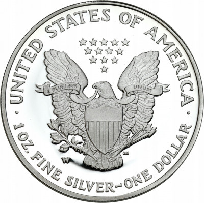 USA 1 dolar 2007 amerykański orzeł uncja SREBRO