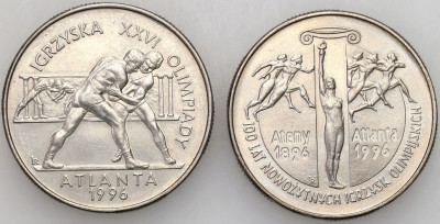 Zestaw 2 x 2 złote 1995 Ateny, Atlanta i Siłacze