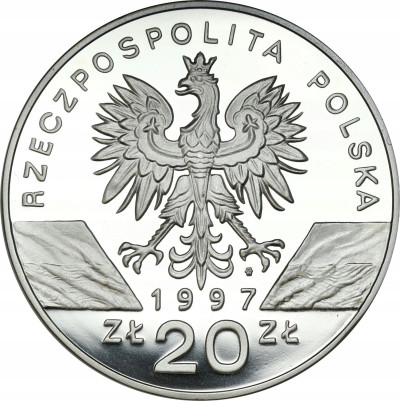 Polska. 20 złotych 1997 Jelonek Rogacz - RZADKIE