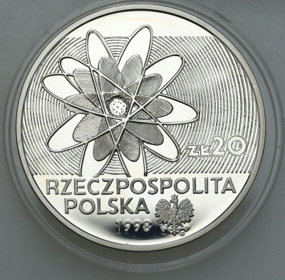 Polska III RP 20 zł. 1998 Polon i Rad Skłodowska