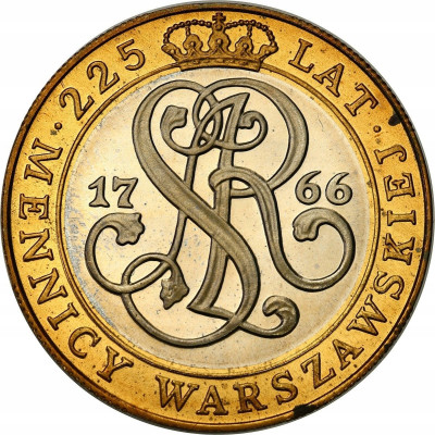20.000 złotych 1991 225 lat Mennicy.