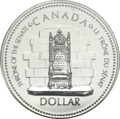 Kanada 1 dolar 1977 koronacja Elżbiety II SREBRO