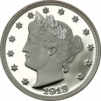 Replika USA 5 centów 1913 Liberty SREBRO