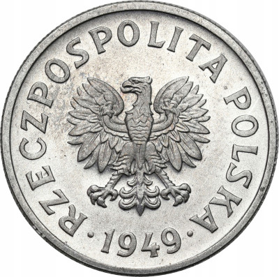 PRL. 50 groszy 1949 - PIĘKNE