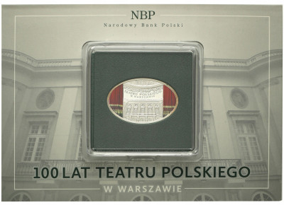 III RP. 10 złotych 2013 - 100 lat Teatru Polskiego