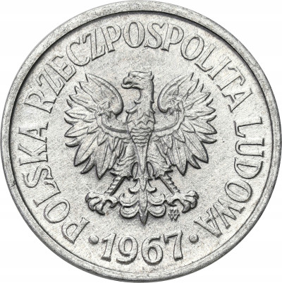 PRL. 20 groszy 1967 - PIĘKNE
