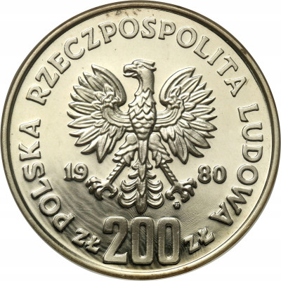 200 złotych 1980 Chrobry, popiersie