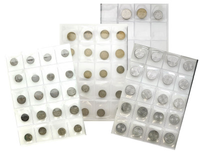 Niemcy, Wielka Brytania, Francja, zestaw 70 monety