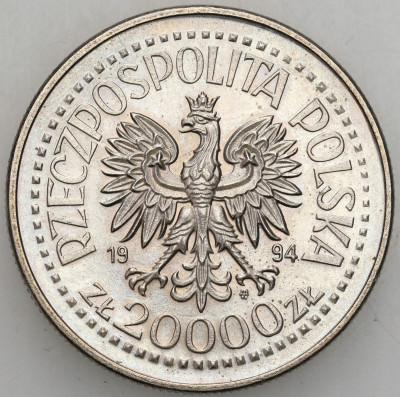 Polska III RP, 20000 złotych 1994 Zygmunt I Stary