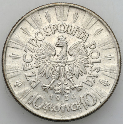 Polska II RP. 10 złotych 1936 Piłsudski