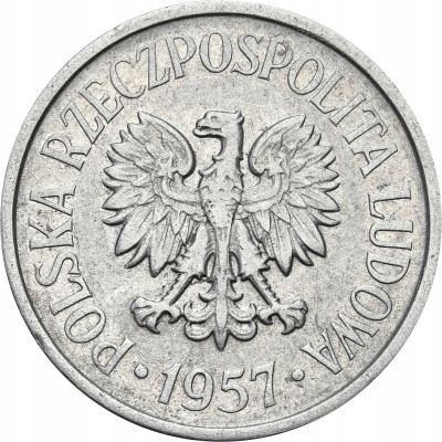 PRL. 20 groszy 1957 - NAJRZADSZY ROCZNIK