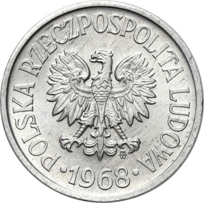 PRL. 20 groszy 1968 - PIĘKNE