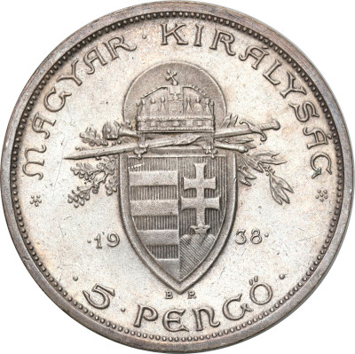 Węgry 5 pengo, 1938