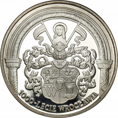 10 złotych 2000 Wrocław 1000-lecie