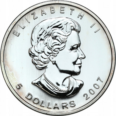 Kanada 5 dolarów 2007 - UNCJA SREBRA