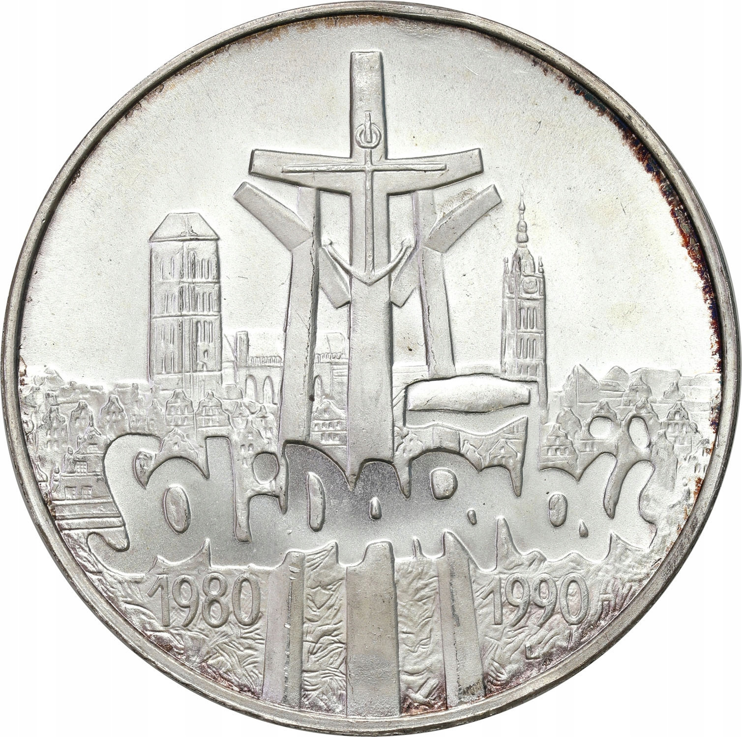 III RP 100000 złotych 1990 Solidarność typ A
