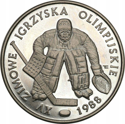 PRL 500 złotych 1987 XV Zimowe Igrzyska