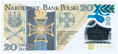 20 złotych 2014 Piłsudski utworzenie Legionów