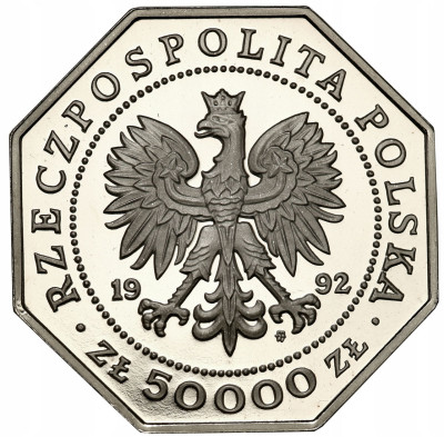 50000 złotych 200 lat Orderu Virtuti Militari 1992