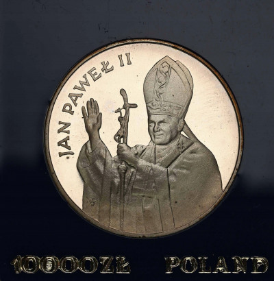 Papież 10000 złotych 1987 Jan Paweł II – PIĘKNA