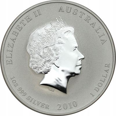 Australia 1 dolar 2010, Rok Tygrysa - SREBRO