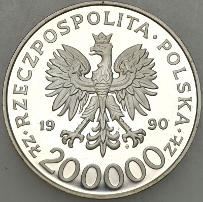 III RP. 200.000 złotych 1990 Bór Komorowski