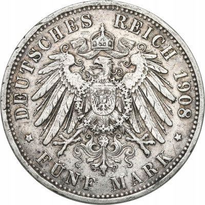 Niemcy, Prusy. 5 marek 1908 A, Berlin