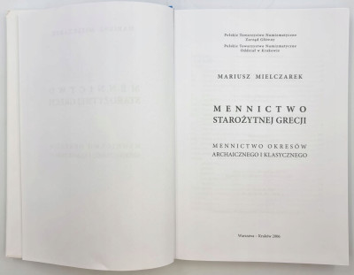 Mennictwo starożytnej Grecji, Mielczarek Mariusz