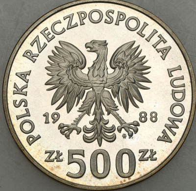 PRL. 500 złotych 1988 Jadwiga