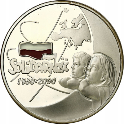 10 złotych 2000 Solidarność 20 lat - SREBRO