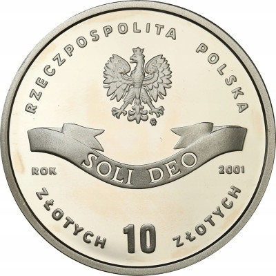 10 złotych 2001 Kardynał Wyszyński SREBRO