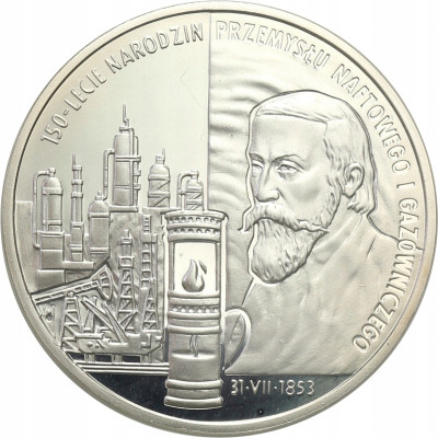 10 złotych 2003 Przemysł Naftowy. SREBRO