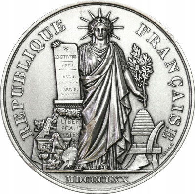 Francja, medal SREBRO 925