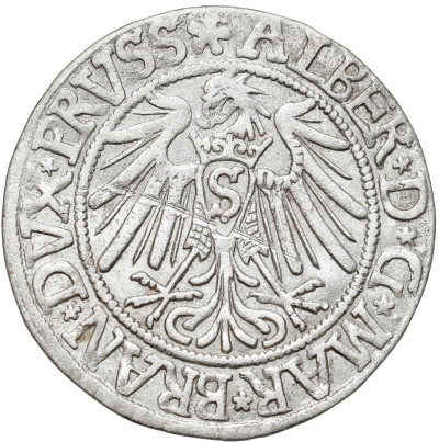 Prusy Książęce A Hohenzollern Grosz 1539 Królewiec