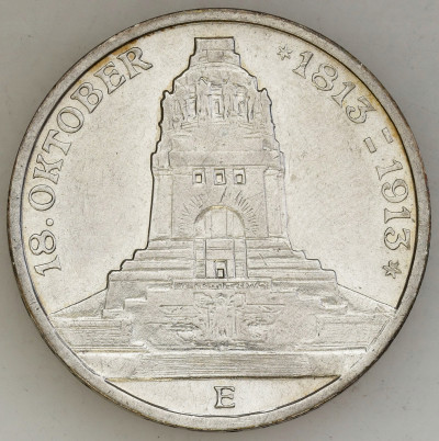 Niemcy, Saksonia. 3 marki 1913 E, Muldenhütten