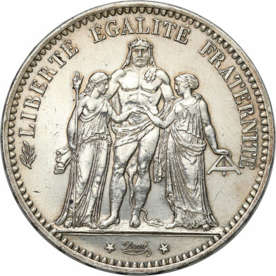 Francja. 5 franków 1875 A, Paryż