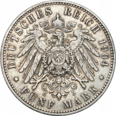 Niemcy, Prusy. 5 marek 1904 A, Berlin