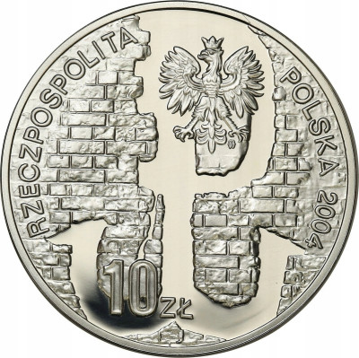 10 zł 2004 Rocznica Powstania Warszawskiego-SREBRO