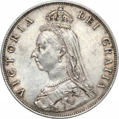 Wiktoria (1837-1901). 2 floreny 1887 - SREBRO