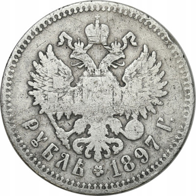 Rosja Mikołaj II Rubel 1897