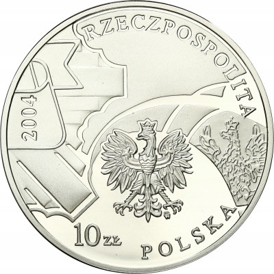 Polska III RP 10 zł 2004 Policja SREBRO