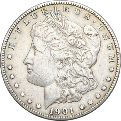 USA 1 dolar Morgan 1901 Nowy Orlean - SREBRO
